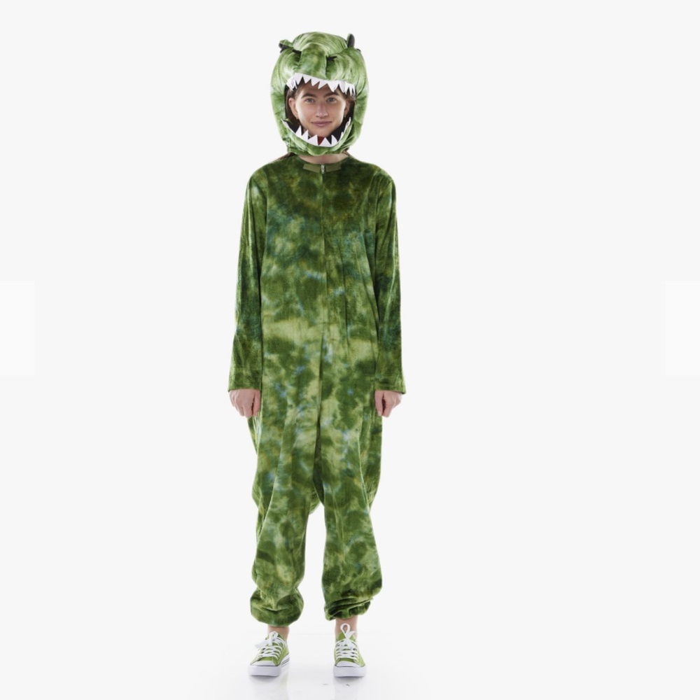 Adult pottery barn T. rex costume size L/XL